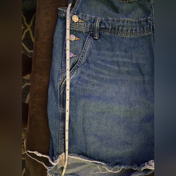 GAP Women’s Size Short Denim Overalls SIZE XL - Picture 6 of 6